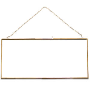 Nkuku Gigantic Antique Brass Kiko Frame - Long Landscape