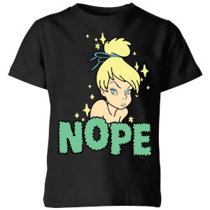 Disney Peter Pan Tinkerbell Nope Kids' T-Shirt - Black