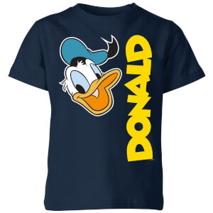 Disney Donald Duck Face Kids' T-Shirt - Navy