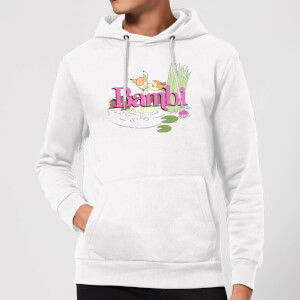 Disney Bambi Kiss Hoodie - White