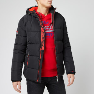 Superdry Men's Sports Puffer Jacket - Jet Black