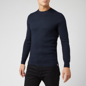 Superdry Men's Academy Crew Neck Jumper - Deep Navy
