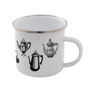 Kettles Enamel Mug – White
