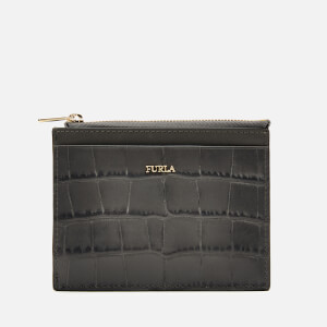 Furla Women's Babylon Small Zip Card Case - Grey