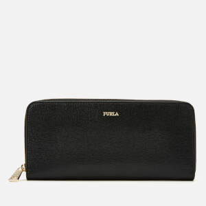 Furla Women's Babylon XL Zip Around Slim Wallet - Black