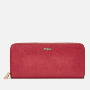Furla Women's Babylon XL Zip Around Slim Wallet - Ruby