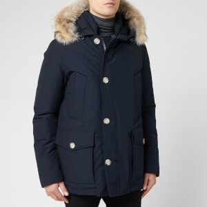 Woolrich Men's Artic Anorak - Melton Blue