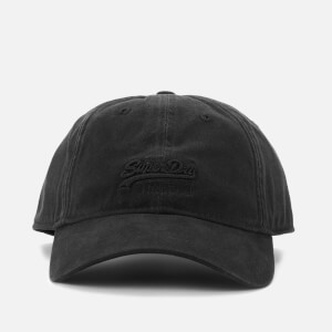 Superdry Men's Orange Label Twill Cap - Black