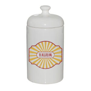 Valium Ceramic Jar