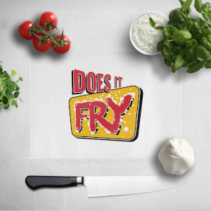 Does It Fry Logo Chopping Board