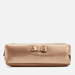 Ted Baker Women's Blasia Bow Detail Pencil Case - Rosegold