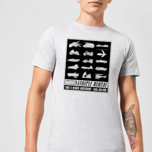 Marvel Vehicle Rentals Mono Men's T-Shirt - Grey