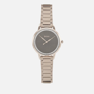 BOSS Hugo Boss Women's Twilight Metal Strap Watch - Rouge/Green