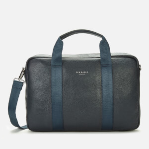 Ted Baker Men's Importa Leather Document Bag - Navy