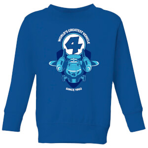 Marvel Fantastic Four Fantasticar Kids' Sweatshirt - Royal Blue