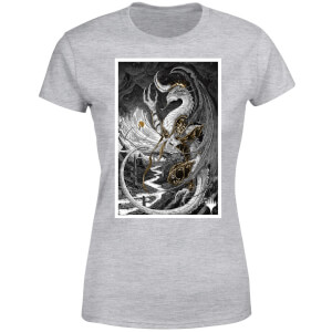 Magic The Gathering Bolas Poster Art Women's T-Shirt - Grey