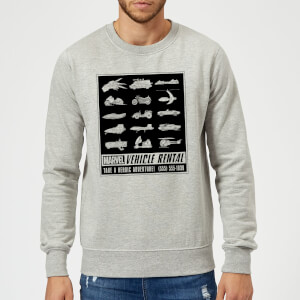 Marvel Vehicle Rentals Mono Sweatshirt - Grey