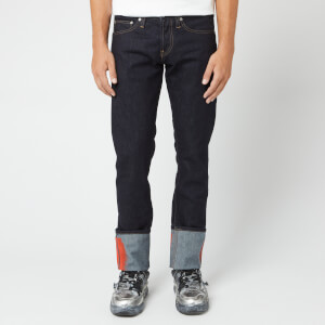 Helmut Lang Men's Josephine Lo Drainpipe Jeans - Raw Indigo