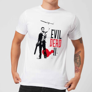 Evil Dead 2 Ash Silhouette Men's T-Shirt - White