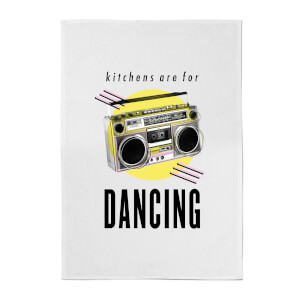 Kitchens Are For Dancing Cotton Tea Towel