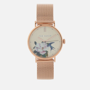 Ted Baker Women's Phylipa Flower Watch - Gold
