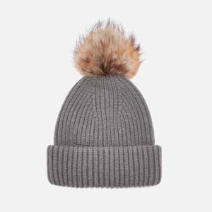 BKLYN Women's Oversized Hat - Cappuccino/Tiger
