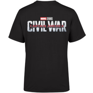 Marvel 10 Year Anniversary Captain America Civil War Men's T-Shirt - Black