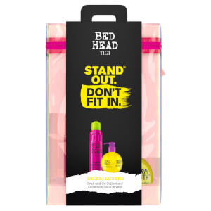 TIGI Bed Head Shiny Hair Gift Set with Glossy Volume Cream and Shine Spray
