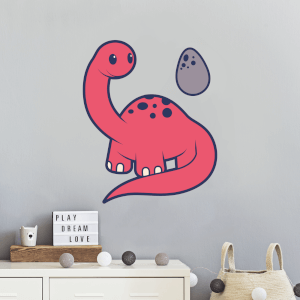 Dinosaur With Egg Wall Art Sticker