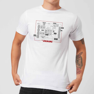 The Shining Floor Plan Men's T-Shirt - White
