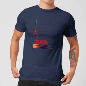 2001: A Space Odyssey Retro Logo Men's T-Shirt - Navy