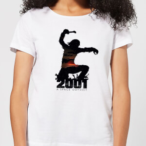 2001: A Space Odyssey Ape Logo Women's T-Shirt - White