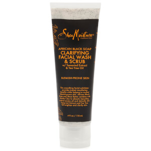 SheaMoisture African Black Soap Clarifying Facial Wash and Scrub 118ml