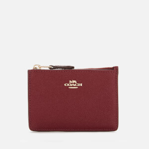 Coach Women's Crossgrain Mini Id Skinny - Deep Red