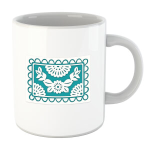 Cut Heart Pattern Flower Mug