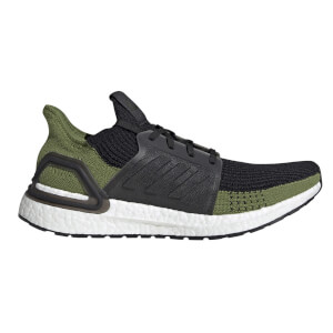 adidas Ultraboost 19 Running Shoes - Core Black/Tech Olive