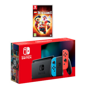Nintendo Switch (Neon Blue/Neon Red) LEGO The Incredibles Pack