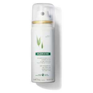 Klorane Dry Shampoo with Oat Milk Travel Size - All Hair Types 1 oz