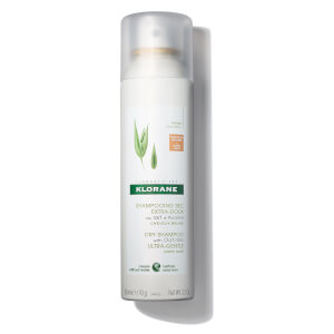 Klorane Dry Shampoo with Oat Milk and Natural Tint - for Dark Hair 3.2 oz