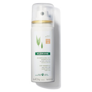 Klorane Dry Shampoo with Oat Milk and Natural Tint Travel Size - for Dark Hair 1oz