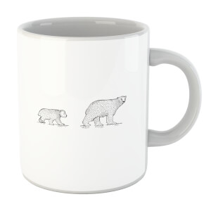 Mum And Cub Polar Bear Mug