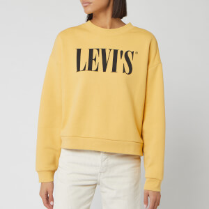 Levi's Women's Graphic Diana Crew Neck Sweatshirt - Yellow