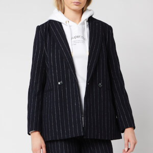 Superdry Women's Edit Sapporo Blazer - Navy Stripe