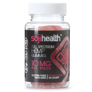 Soji Health Hemp CBD Infused Gummies - Strawberry