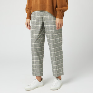 Whistles Women's Check Trouser - Grey/Multi