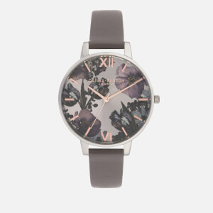 Olivia Burton Women's Twilight Floral Watch - Grey Lilac
