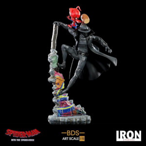 Iron Studios Spider-Man: Into the Spider-Verse BDS Art Scale Deluxe Statue 1/10 Noir & Spider-Ham