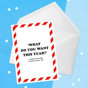 What Do You Want This Year? Greetings Card