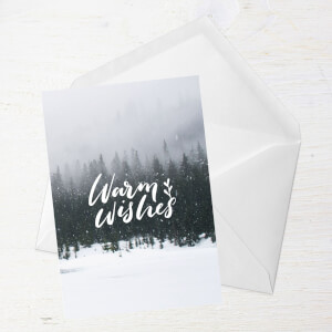 Warm WIshes Greetings Card