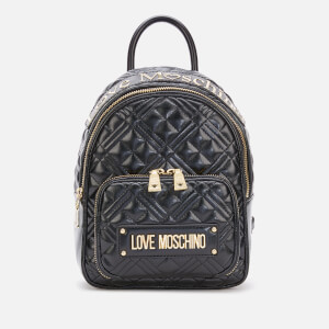 Love Moschino Women's Quilted Backpack - Black